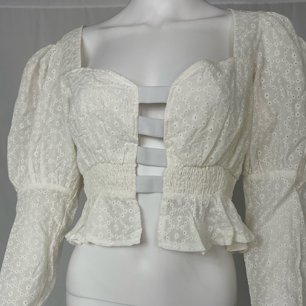 White Windsor Crop Top.